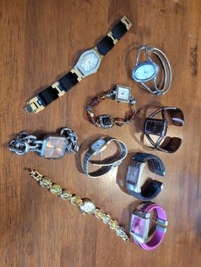 9 Watches As Is Condition